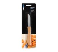 Chef Aid Paring Knife, Essential Kitchen Knife with Sharp Stainless Steel Blade and Comfortable Wooden Handle, Ideal for Peeling, Chopping & Slicing