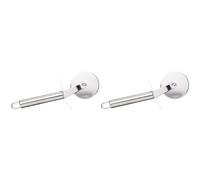 Chef Aid Pizza Cutter Wheel Stainless Steel with Finger Guard - Sharp, Non Slip Cutting Wheel, Dishwasher Safe with Hanging Loop (Pack of 2)