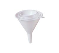 Chef Aid Set of 3 Funnels, White, 10E01749