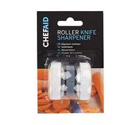 Chef Aid Roller Knife Sharpener, Roller Your Knife Over Grindstone Sharpen Your Knives, Works on All Flat Edged Knives to