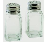 Chef Aid Salt And Per Shakers (Pack Of 2) Transparent/silver (200G)