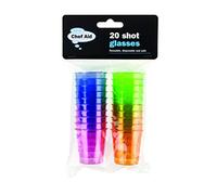 Chef Aid Shot Glasses, Multi-colour, 18 x 11.5 x 4 cm