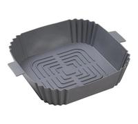 Chef Aid Silicone Air Fryer Liner Tray Square 20 X 19.5 X 5Cm One Colour (One Size)