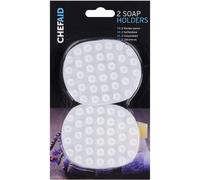 Chef Aid Soap Dish Pack of 2 in White Chef Aid White
