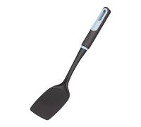 Chef Aid Solid Turner Nylon Spatula for Flipping & Stirring, Lightweight & Durable, Soft Grip Handle with Hanging Loop, Ideal for Frying, Grilling & Cooking