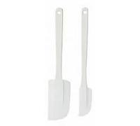 CHEF AID SPATULAS Pkt of 2 Flexible Spatulas for Efficient Scraping of Bowls | Jars | Plates | Bottles