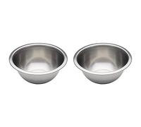 Chef Aid Stainless Steel Mixing Bowl, Food Safe and The Ideal Tool for Food Preparation and Serving Freshly Produced Food, 450ml Capacity and 13.6cm Diameter, Dishwasher, Fridge and Freezer Safe