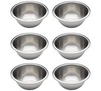 Chef Aid Stainless Steel Mixing Bowl, Food Safe and The Ideal Tool for Food Preparation and Serving Freshly Produced Food, 450ml Capacity and 13.6cm Diameter, Dishwasher, Fridge and Freezer Safe