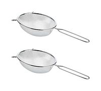 Chef Aid Stainless Steel Rust Proof Strainer 18cm Diameter (Pack of 2)