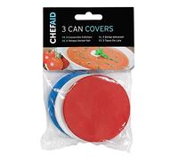 Chef Aid Standard Tin Can Covers, Set of 3 Can Covers, Perfect for sealing and keep remaining content fresh after being opened, Ideal for use with Pet Food
