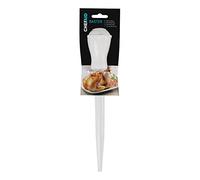Traditional Basting Spoon Kitchen Gadget, BPA-Free, Measurements, White Color