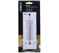 Chef Aid Traditional Room Thermometer, Easy to Read Thermometer to Measure Room Temperature, Shows in Celsius and Fahrenheit and Ideal for use in The Home, Office, Garden, Greenhouse and Shed