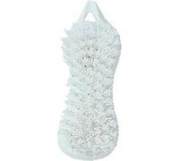 CHEFAID Vegetable Brush Vegmate – White Plastic, BPA Free – For Fruits & Root Vegetables