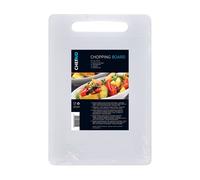 chef Aid White Poly chopping Board, multipurpose anti-slip surface, easy clean and dishwasher safe with handle, 35 x 25cm, Other colour options availa