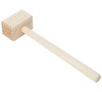 Chef Aid Wooden Meat Mallet, Crafted from Sensibly Sourced Wood, Mallet for Tenderising A Wide Variety of Meats, Crushing Nuts, Cracking Shellfish, Kitchen Essential, Beige