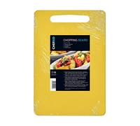 Chef Aid Yellow Poly Chopping Board, Multipurpose Anti-Slip Surface, Easy Clean and Dishwasher Safe with Handle, 35x25cm, Other Colour Options Available
