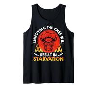 Chef Annoying The Chef Result Starvation Chefs Odd Cooking Tank Top