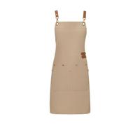 Chef Aprons - Adjustable Bib, Water Repellent Canvas with Pocket, Unisex for Home, Kitchen, Coffee House, Baking, Gardening, BBQ