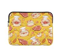 Chef Bacon 13-14 Inch Laptop Storage Bag Lightweight Computer Bags with Zipper for Work Journey