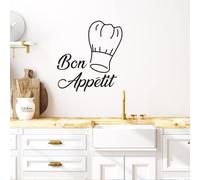 Chef Bon Appetit Wall Sticker for Kitchen and Dinning Room Cooking Home Deocr