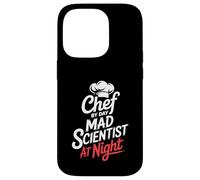 Chef By Day Mad Scientist At Night Molecular Gastronomy Case for iPhone 14 Pro