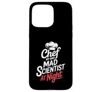 Chef By Day Mad Scientist At Night Molecular Gastronomy Case for iPhone 15 Pro Max