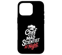 Chef By Day Mad Scientist At Night Molecular Gastronomy Case for iPhone 16 Pro