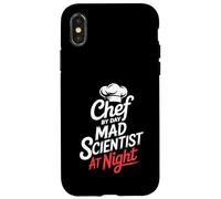 Chef By Day Mad Scientist At Night Molecular Gastronomy Case for iPhone X/XS