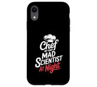 Chef By Day Mad Scientist At Night Molecular Gastronomy Case for iPhone XR