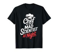 Chef by Day Mad Scientist at Night Molecular Gastronomy T-Shirt
