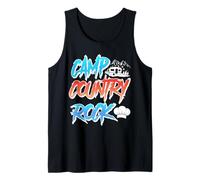 Chef Camp Country Rock Funny Camp Cooks Tank Top