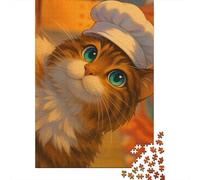 Chef Cat_2 Jigsaw Puzzle 1000 Pieces for Craft Lovers, 52x38cm/1000pcs