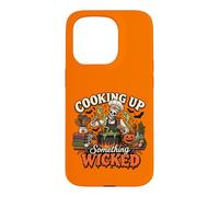 Chef Cook Halloween Cooking Up Something Wicked Restaurant Case for iPhone 15 Pro