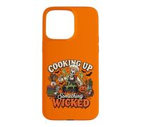 Chef Cook Halloween Cooking Up Something Wicked Restaurant Case for iPhone 15 Pro Max