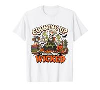 Chef Cook Halloween Cooking Up Something Wicked Restaurant Value Graphic T-Shirt