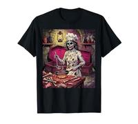 Chef Cook Restaurant Zombie Ghoul Undead Scary Horror Womens T-Shirt