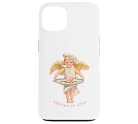 Chef Cook Valentine SERVING UP LOVE Cupid Arrow Cherub Angel Case for iPhone 13