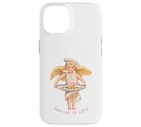 Chef Cook Valentine SERVING UP LOVE Cupid Arrow Cherub Angel Case for iPhone 14