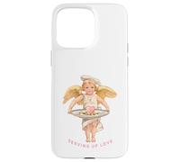Chef Cook Valentine SERVING UP LOVE Cupid Arrow Cherub Angel Case for iPhone 15 Pro Max