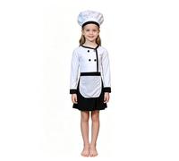 Chef Costume Kids Cooking Role Play Kitchen Outfit Set 3-10Y
