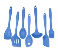 Chef Craft 42081 Premium Silicone Kitchen Tool and Utensil Set, Blue