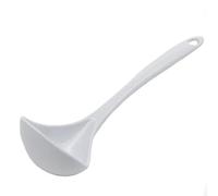 Chef Craft Basic Melamine Cooking Ladle, 10.5 Inch, White