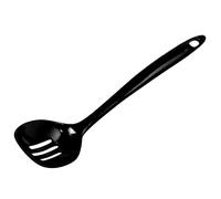 Chef Craft Basic Melamine Slotted Spoon, 11.25 inch, Black