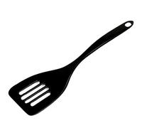 Chef Craft Basic Melamine Slotted Turner/Spatula, 11.25 inch, Black