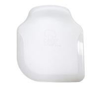 Chef Craft Basic Plastic Pan Scraper, 3 inch Length 2.5 inch Wide, White