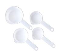 Chef Craft Select Measuring Cup Set, 1/4, 1/3, 1/2 and 1 Cup, White