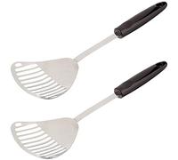 Chef Craft Stainless Steel Slotted Skimmer | 13-Inches Long | 2-Pack