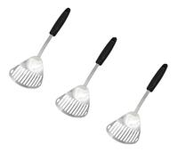 Chef Craft Stainless Steel Slotted Skimmer | 13-Inches Long | 3-Pack