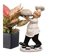 Chef Decorations for Kitchen, Chef Figurines for Kitchen, Chet Figurines Decorations for, Collectible Figurines with Desk Ornaments, Restauran Decorations