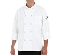 Chef Designs Men's Ten Pearl Button Chef Coat
